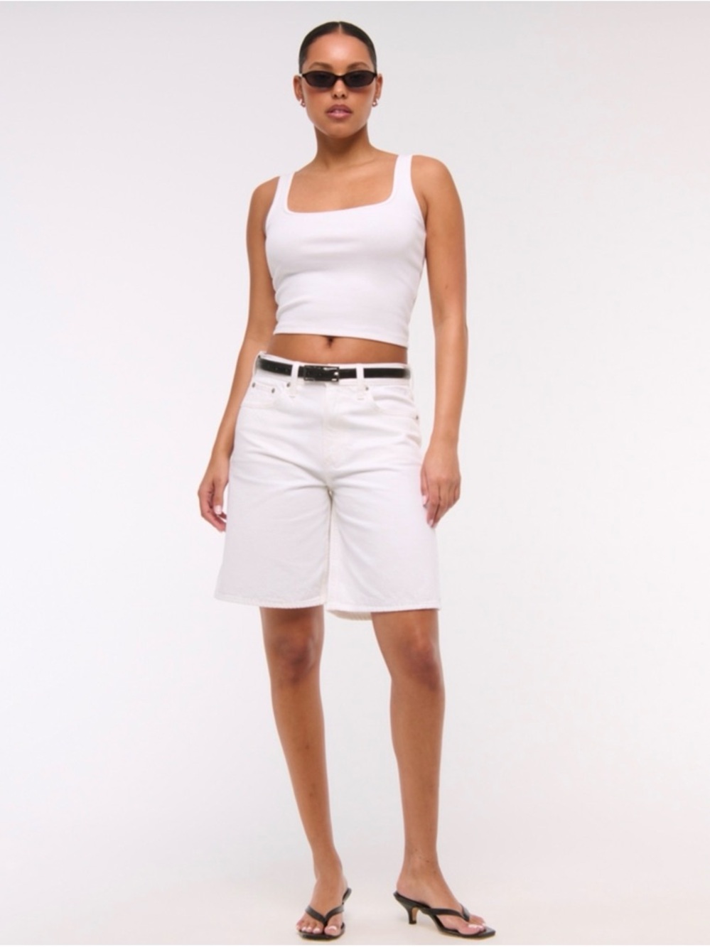 Mid Rise Abercrombie & Fitch Blue Jort SZ31